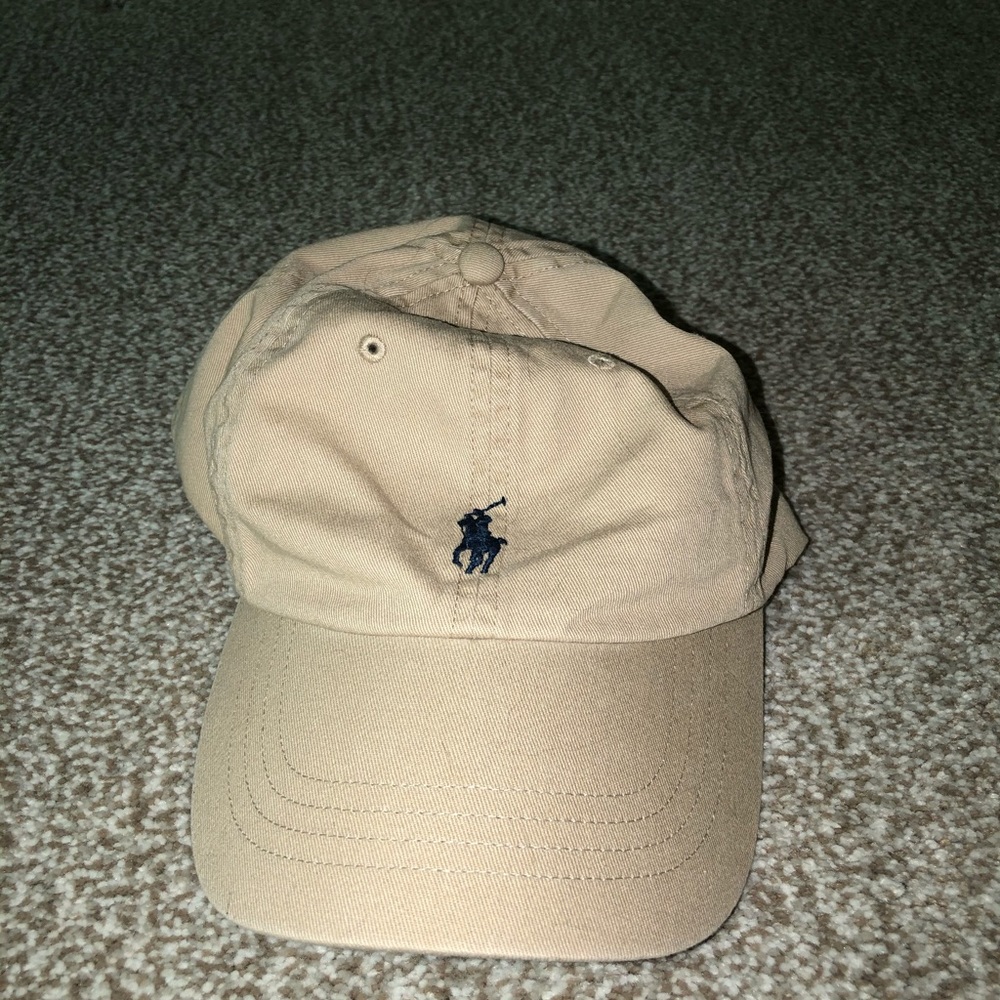 New polo hat tan
